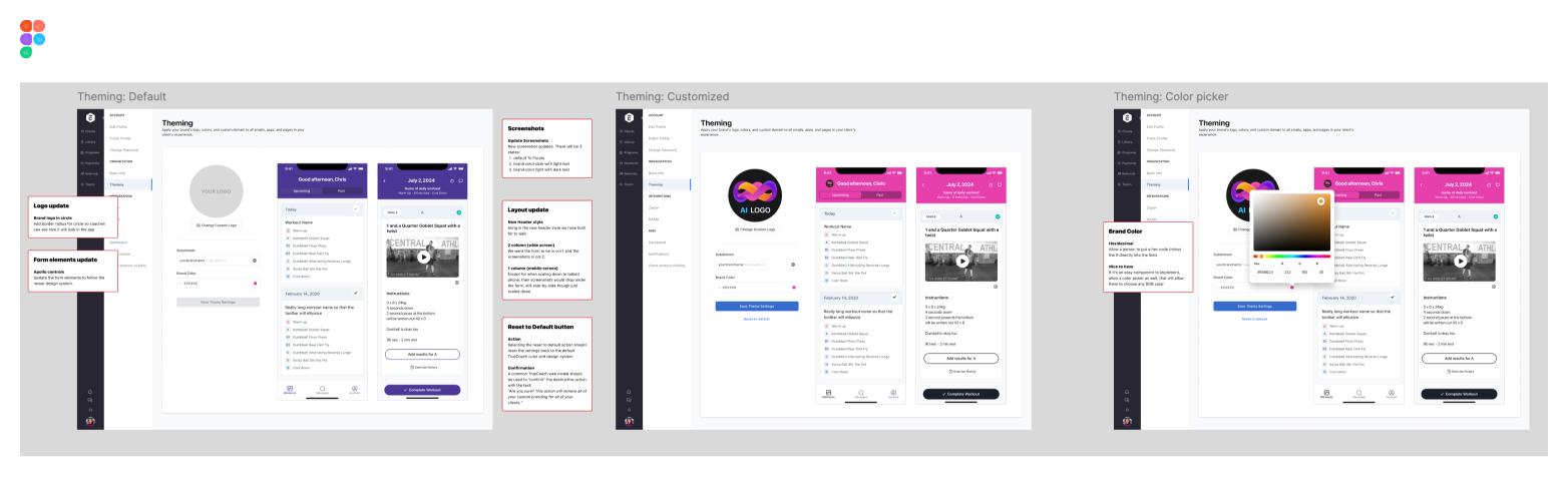 TrueCoach custom branding for coaches