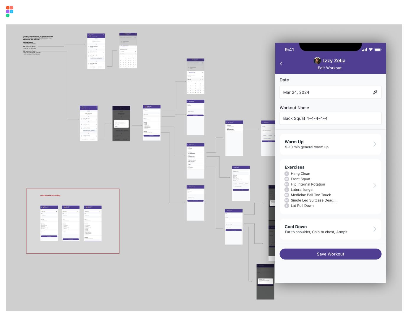TrueCoach workout builder